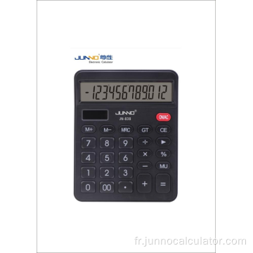838 calculatrice de bureau à bouton solaire à double alimentation